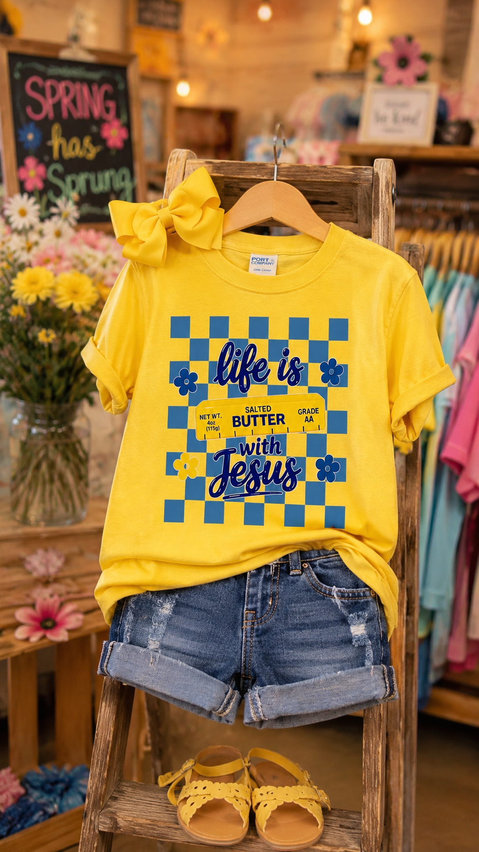 Life is Butter With Jesus Tee