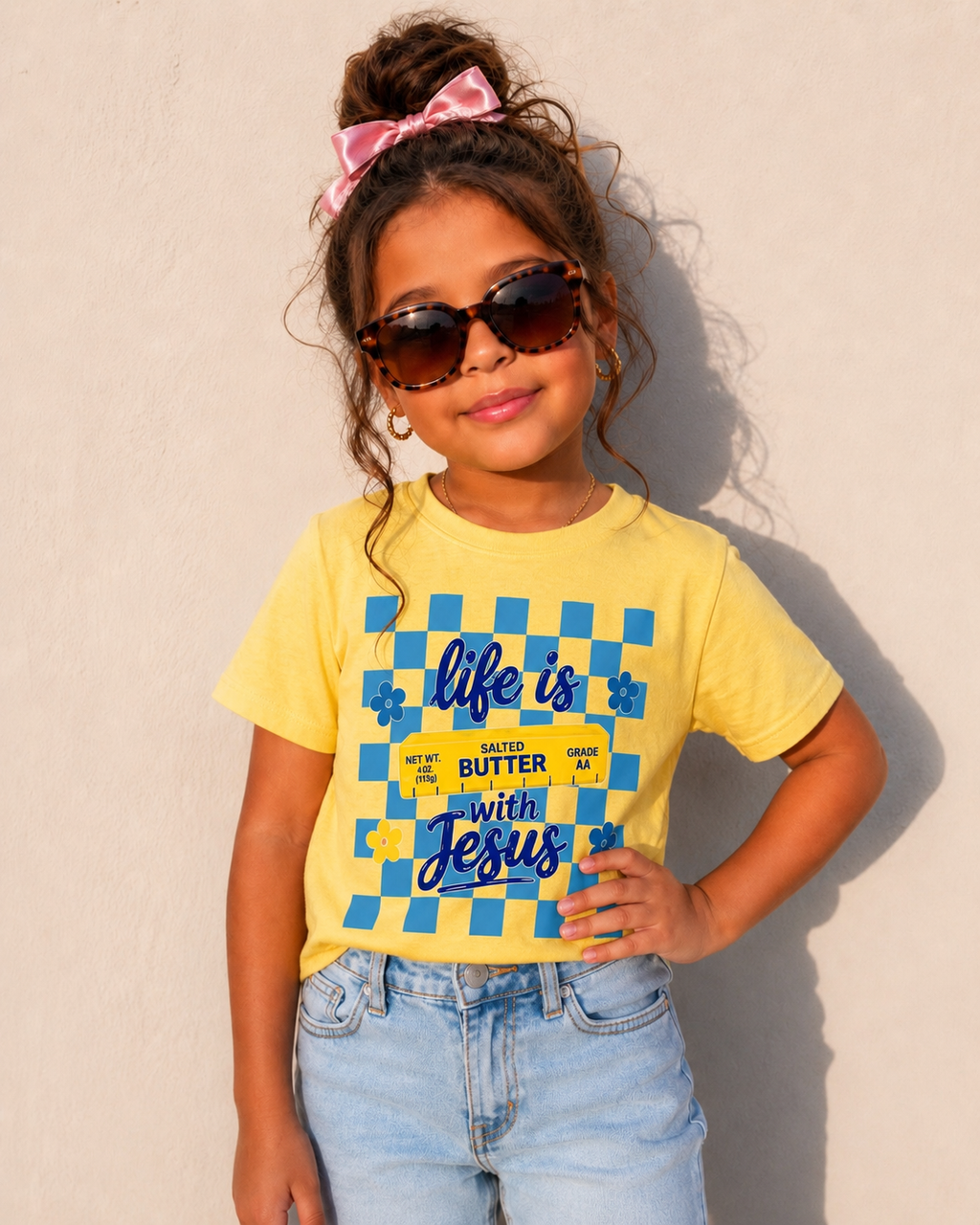 Life is Butter With Jesus Tee