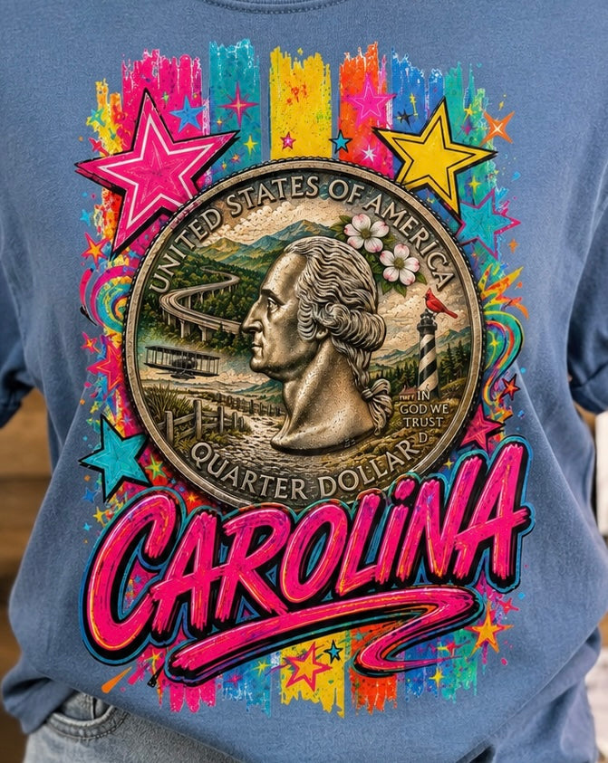Heads Carolina, Tails California Tee