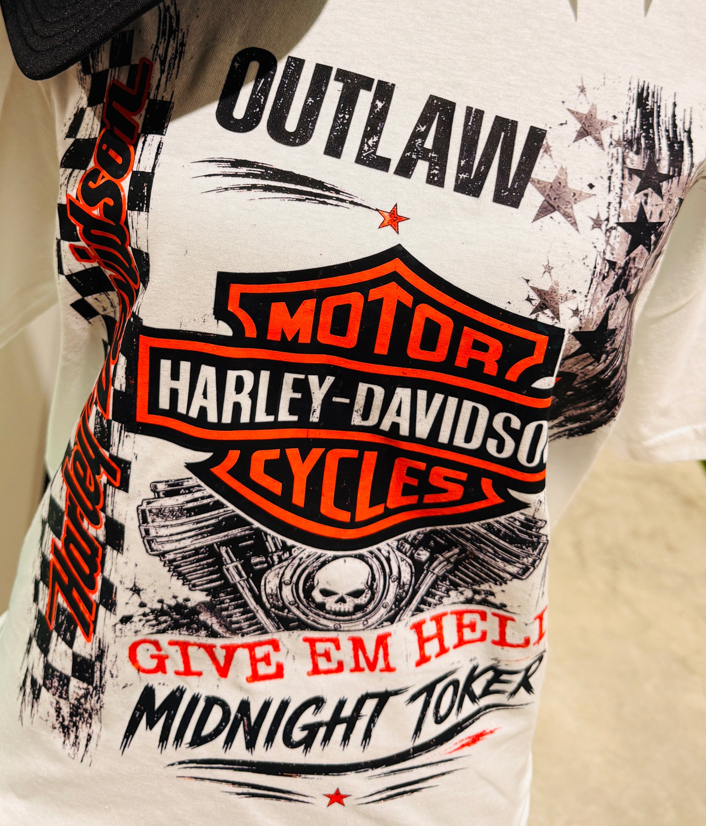 Midnight Toker Biker Graphic Tee