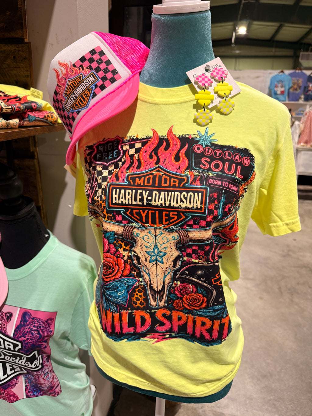 Wild Spirit Neon Biker Tee