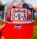 Made in the U.S.A Patriotic Trucker Hat