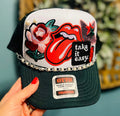 Take It Easy Rocker Trucker Hat