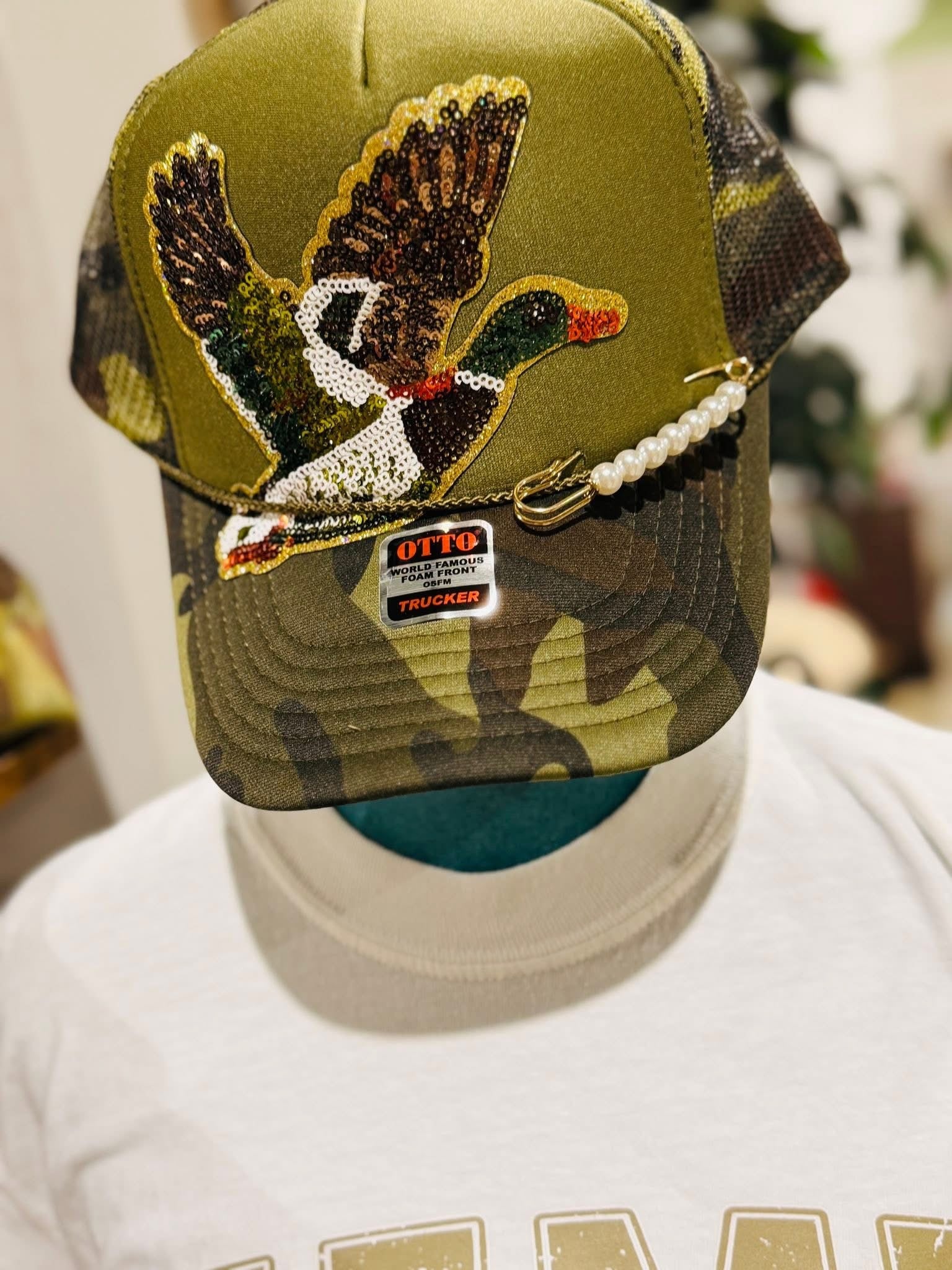 Camo Duck Trucker Hat
