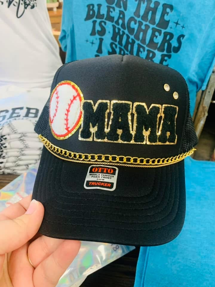 Mama Baseball or Softball Trucker Hat