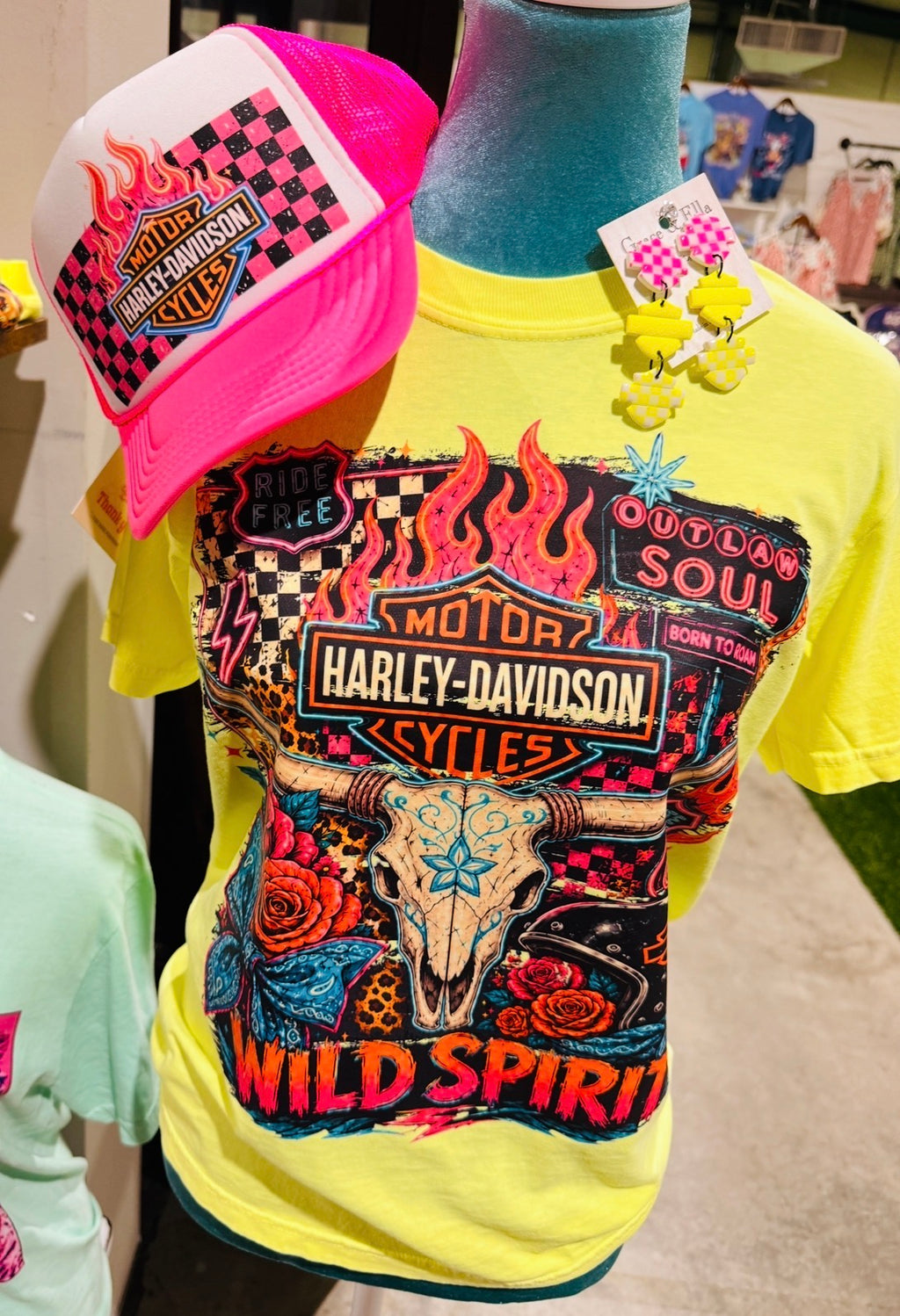 Wild Spirit Neon Trucker